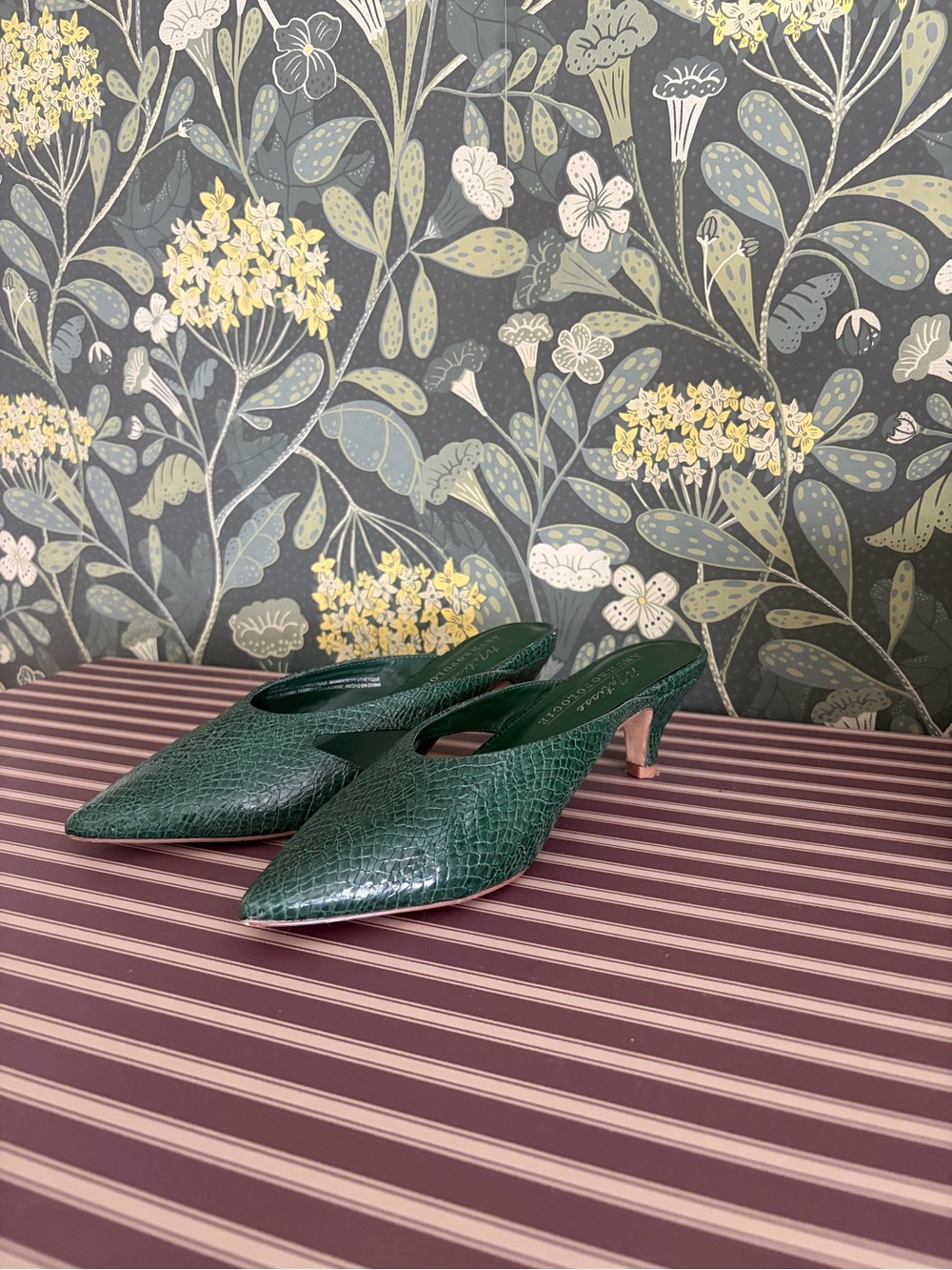 Anthropologie Jade kitten heels